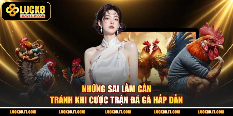 Những sai lầm cần tránh khi cược trận đá gà hấp dẫn